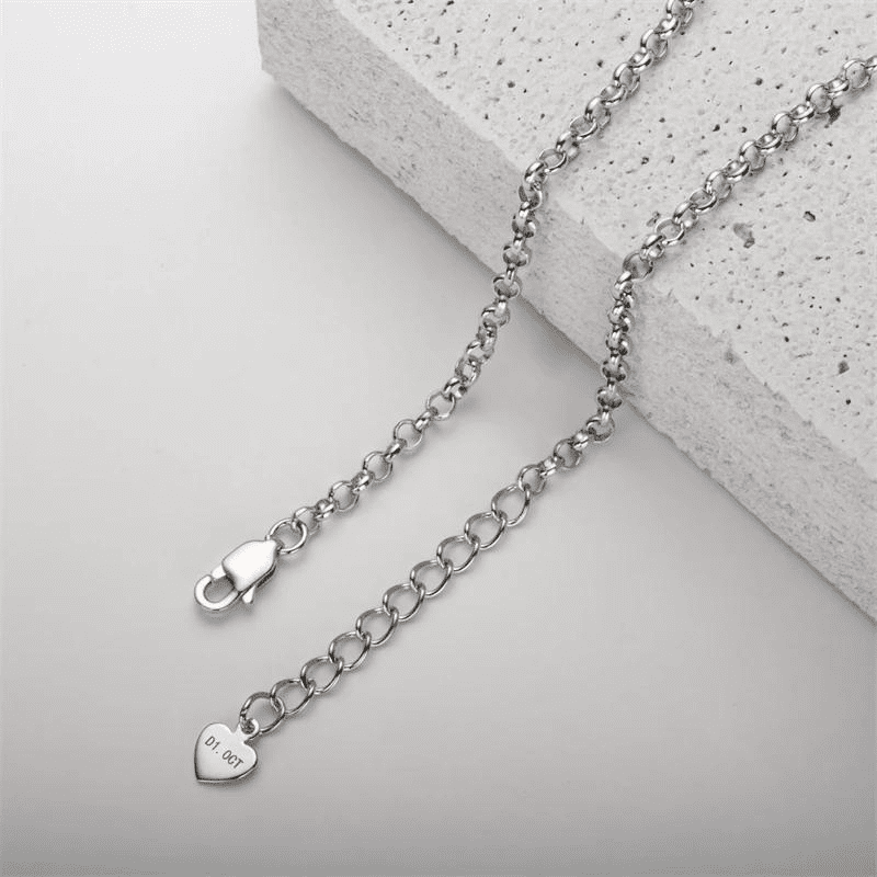 Pulseira de Moissanite Pedra Central Brilhante - Prata 925