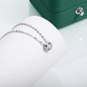 Colar Aura com Moissanite – Prata 925