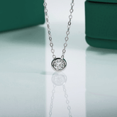 Colar Aura com Moissanite – Prata 925