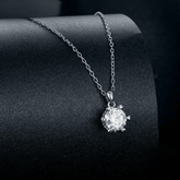 Colar com Moissanite Brilho de Amor – Prata 925