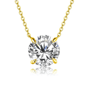 Colar com Moissanite Alma Brilhante