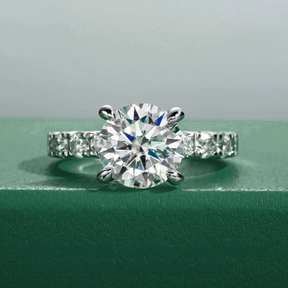 Anel Elowen com Moissanite – Prata 925