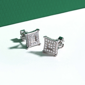 Brinco Quarella com Moissanite – Prata 925