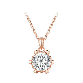 Colar com Moissanite Brilho de Amor – Prata 925