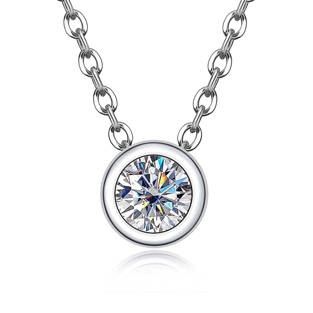 Colar Aura com Moissanite – Prata 925