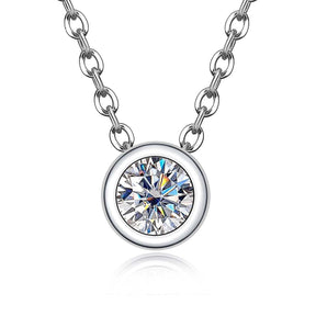 Colar Aura com Moissanite – Prata 925
