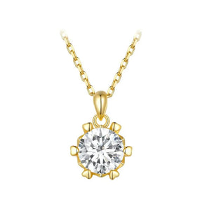 Colar com Moissanite Brilho de Amor – Prata 925