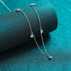 Colar Aurora com Moissanites – Prata 925