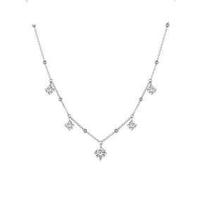 Colar Brilho da Alma com Moissanites – Prata 925