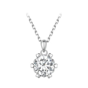 Colar com Moissanite Brilho de Amor – Prata 925