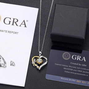 Colar Eterna Paixão com Moissanite – Ouro 18k